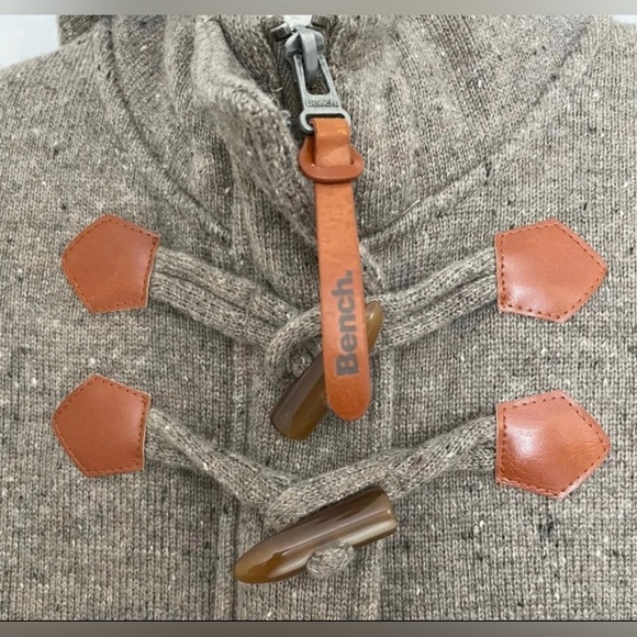 BENCH Urbanwear Sherpa Lined Embroidered Jacket - Picture 2 of 4